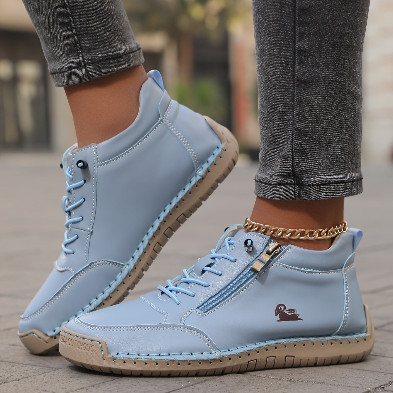 Marian │ Comfortable orthopedic sneakers with zipper