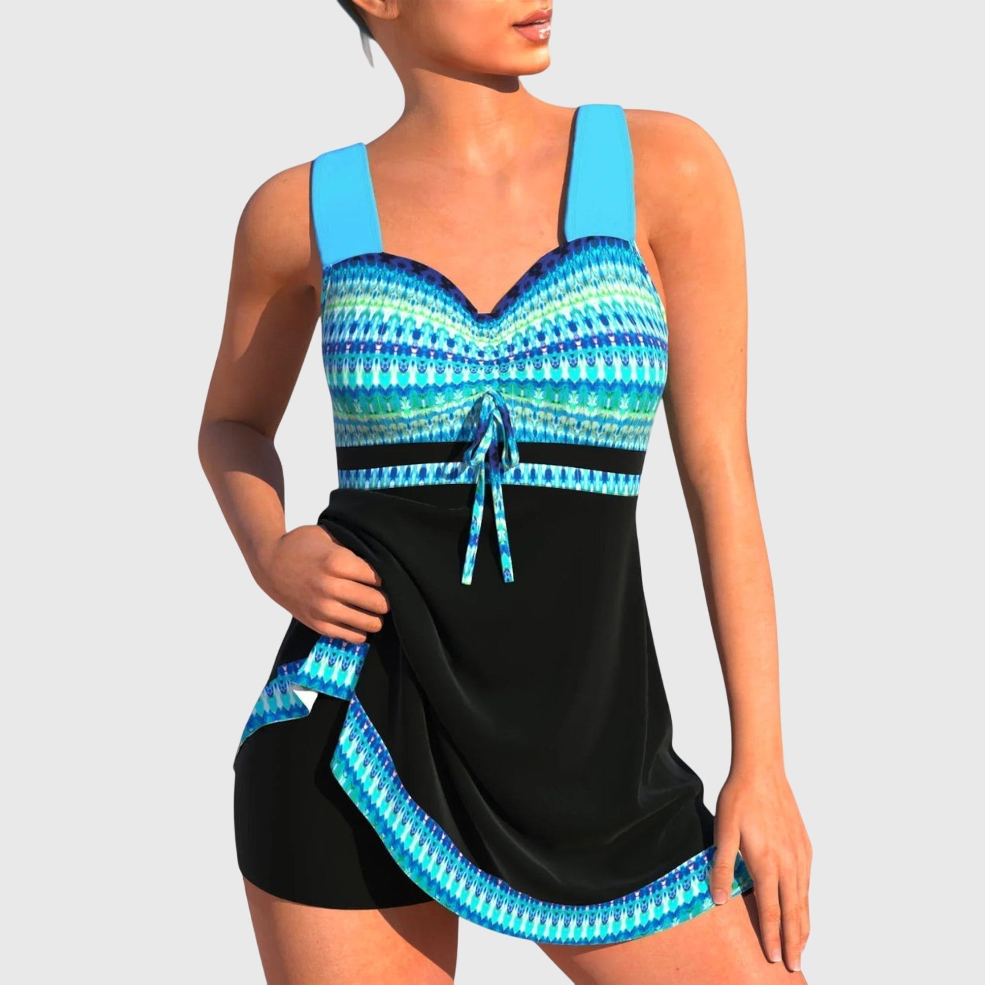 Cora | Swimsuit with Skirt that Covers the Belly