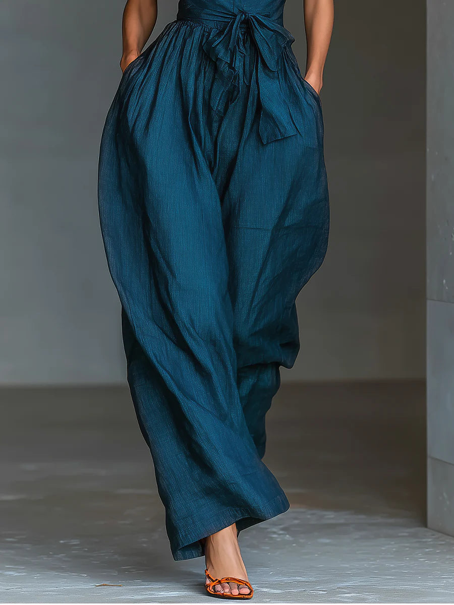 Nadia | Halter Wide-Leg Jumpsuit