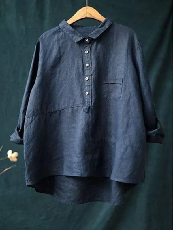Elvie | Button-Front Blouse