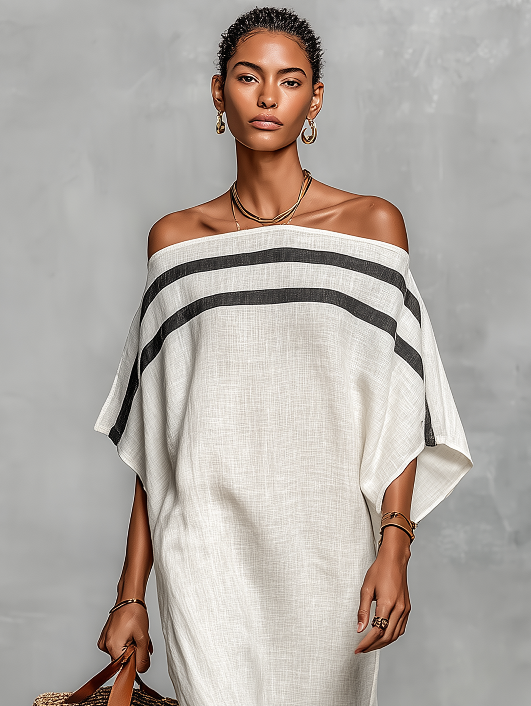 Leni | Minimalist Linen Maxi Dress