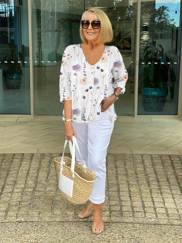 Bianca | Women's Blouse Three-Quarter Sleeve