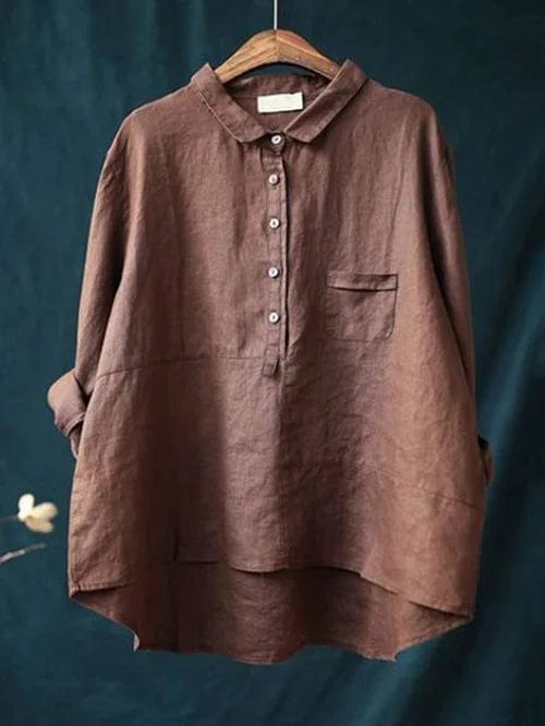 Elvie | Button-Front Blouse