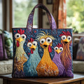 Brandy | Handmade Bag Five Colorful Hens