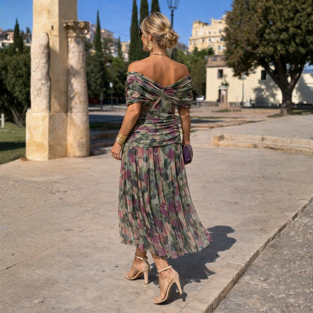Roxanne | Off-Shoulder Maxi Dress