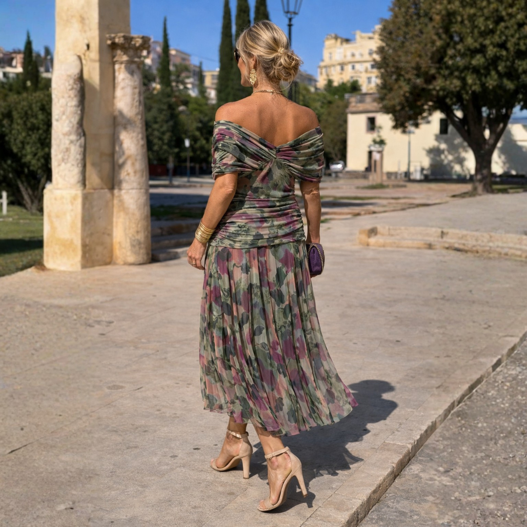 Roxanne | Off-Shoulder Maxi Dress