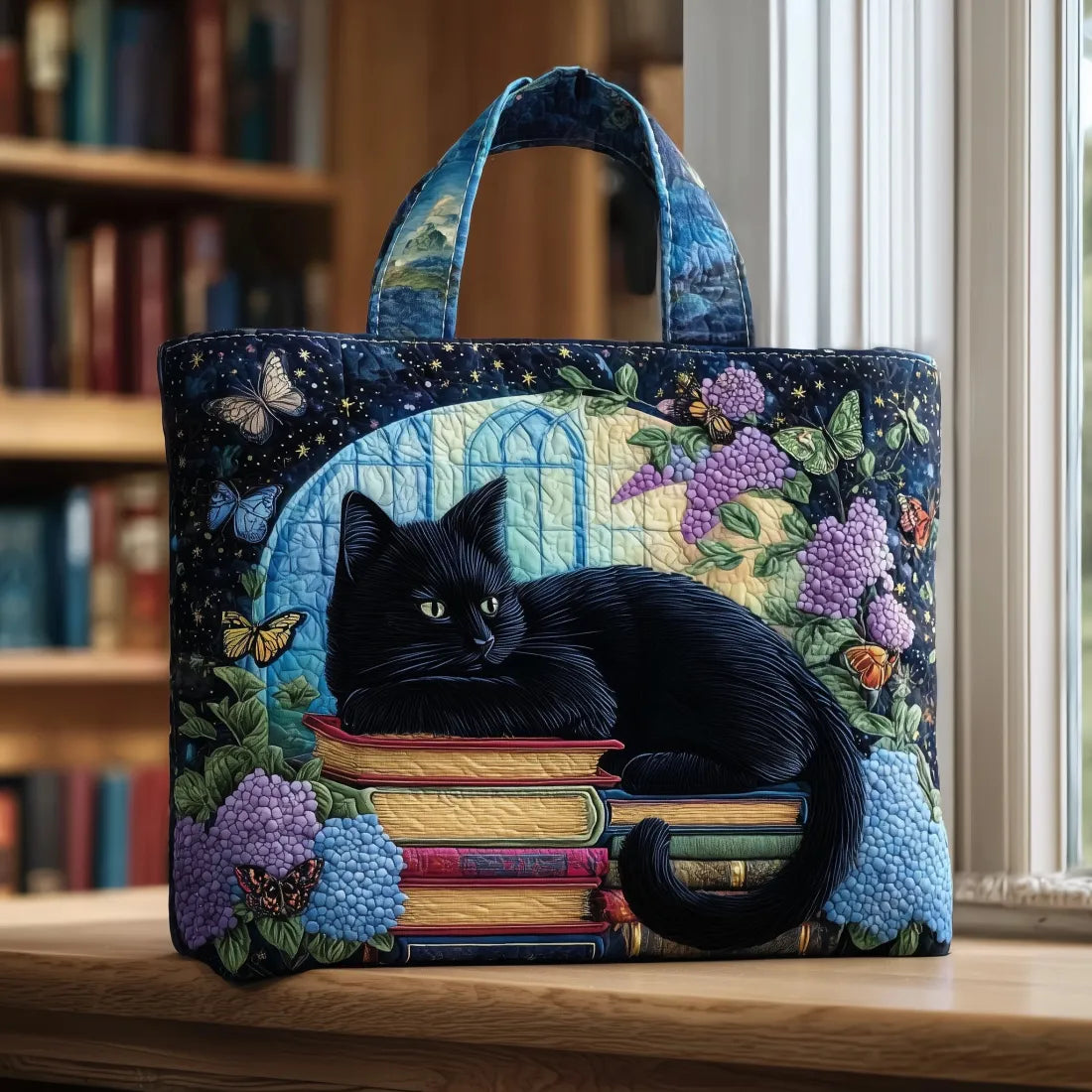 Billy | Handmade Bag Chat Noir on Books