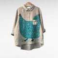 Eugénie | Playful Pattern Blouse
