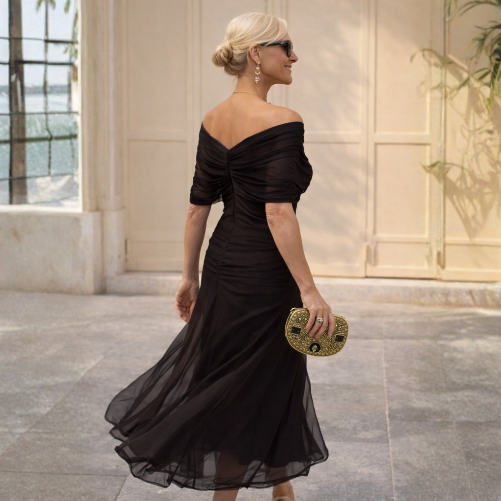 Roxanne | Off-Shoulder Maxi Dress