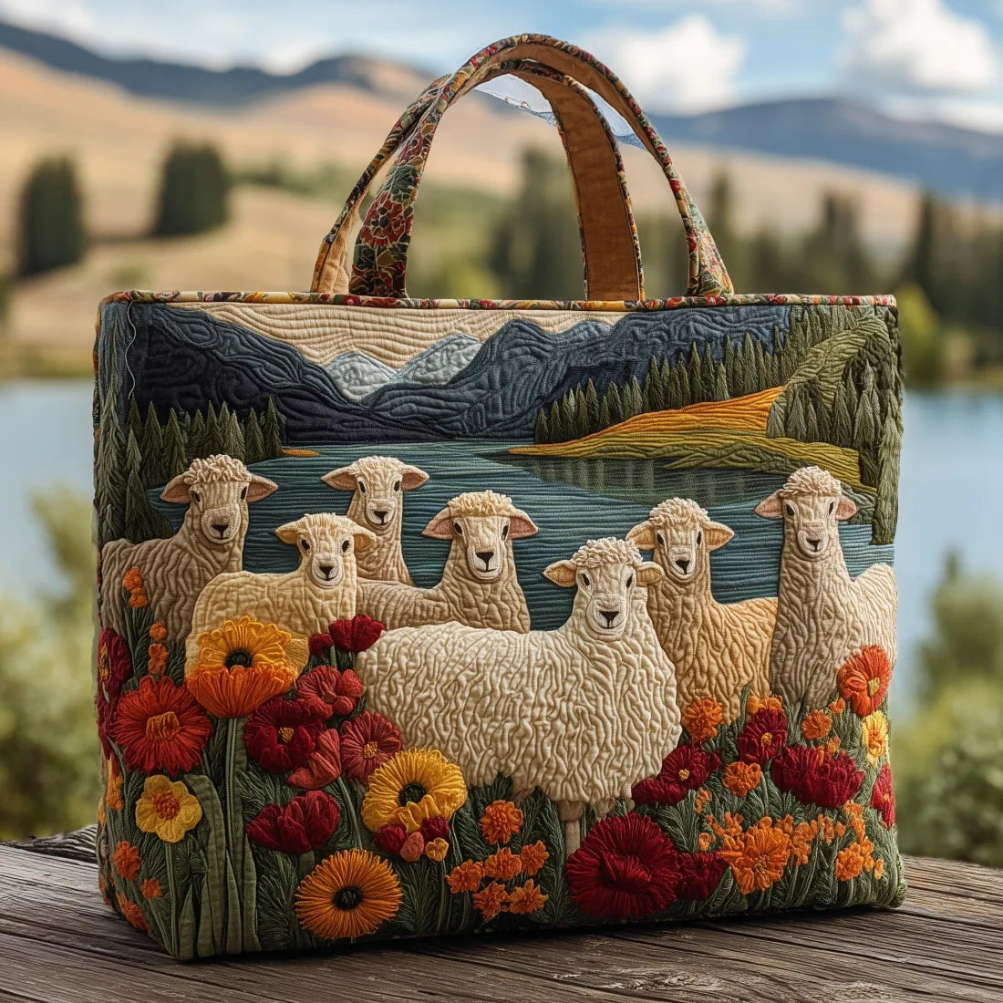 Gianna | Handmade Ovejas Bag in the Lake