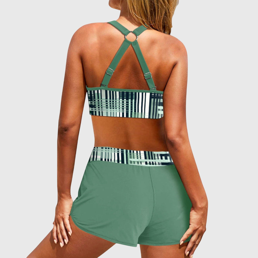 Janelle | High Waist Ribbed Bikini