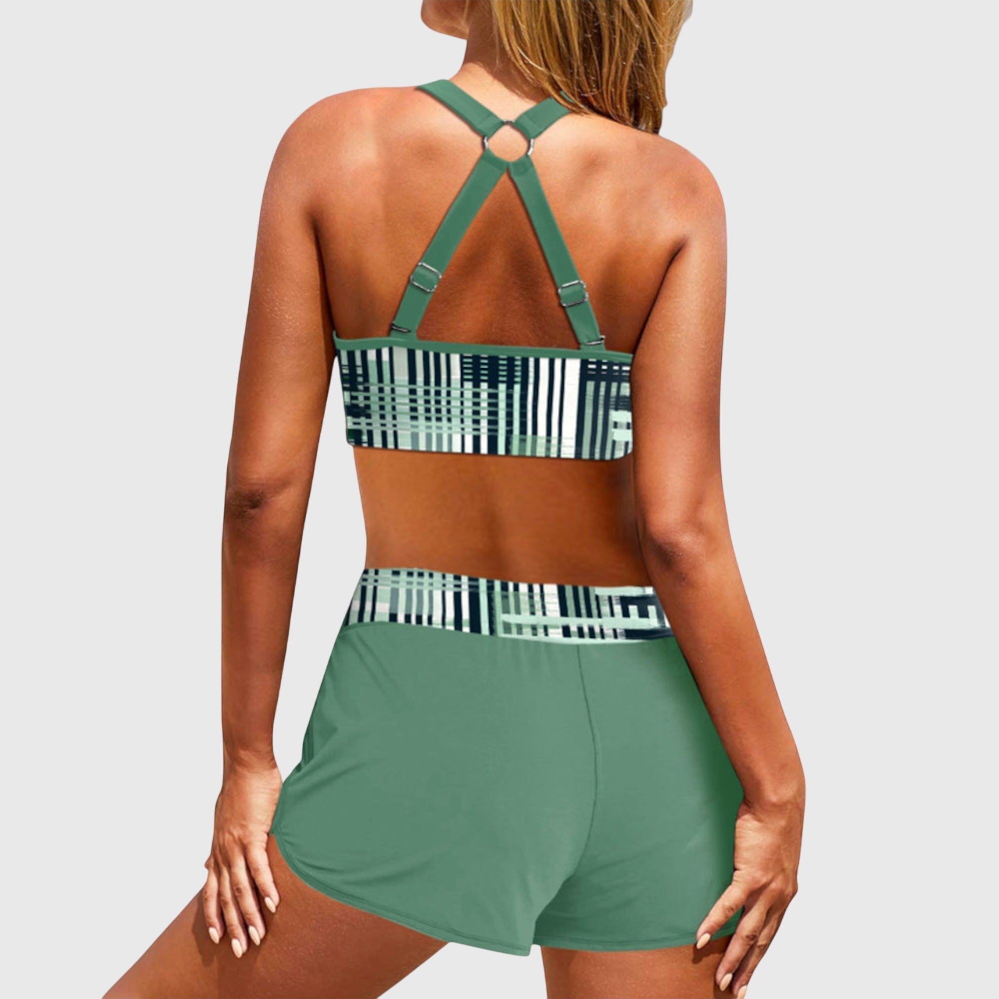 Janelle | High Waist Ribbed Bikini