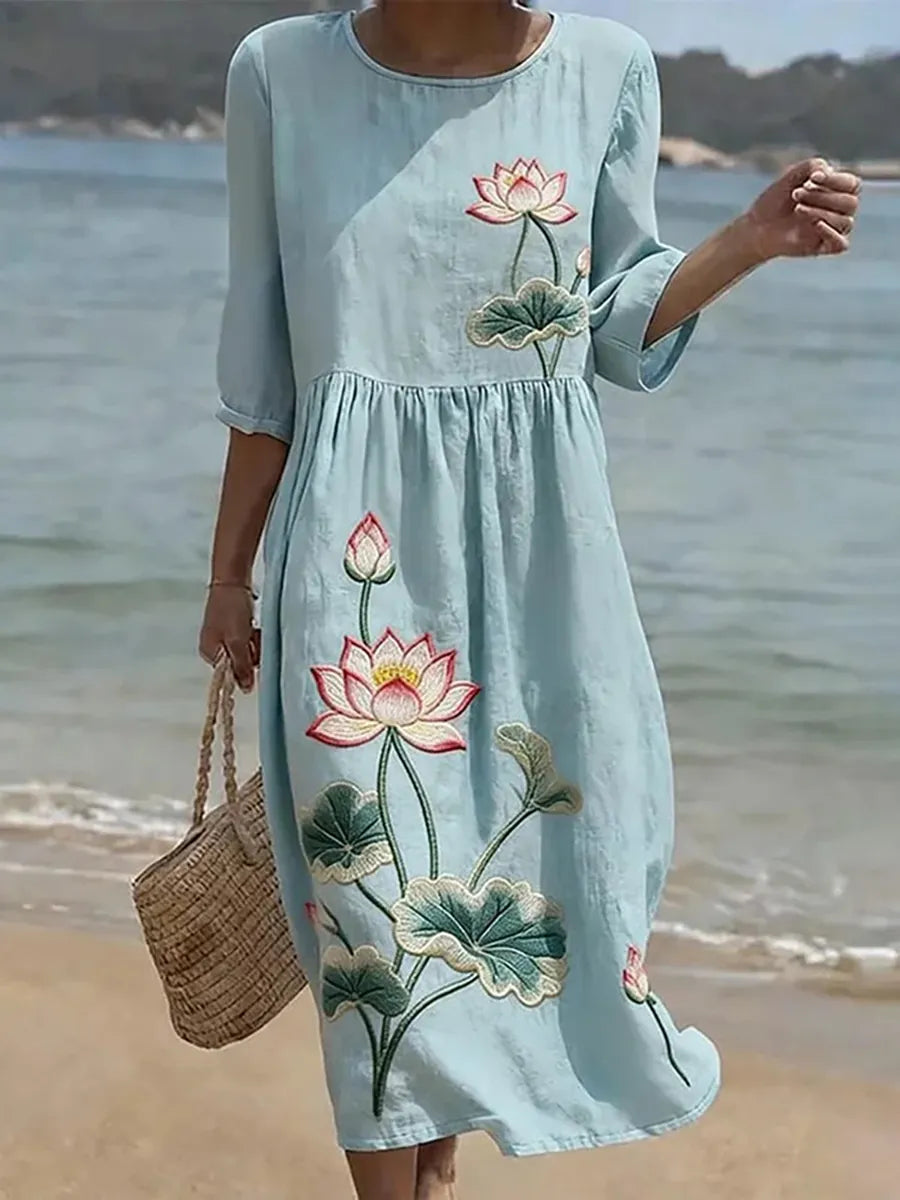 Iggy | Casual women's dress with floral print