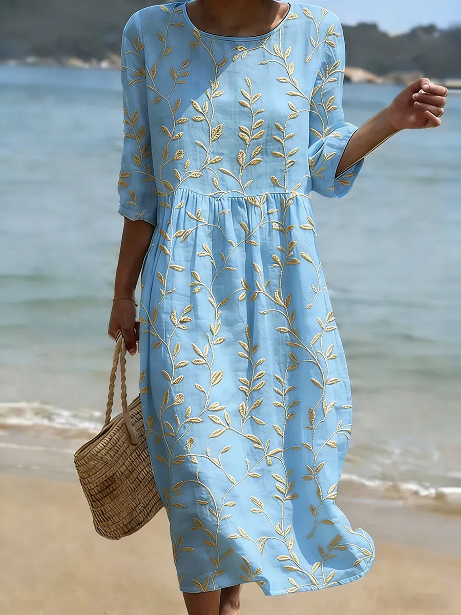 Zia | Casual women's dress with floral print