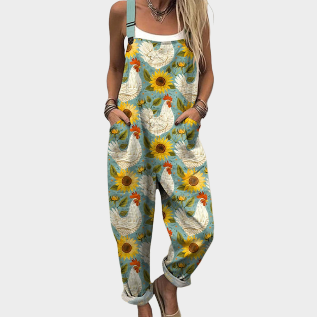 Ellie | Comfortable Printed Jumpsuit