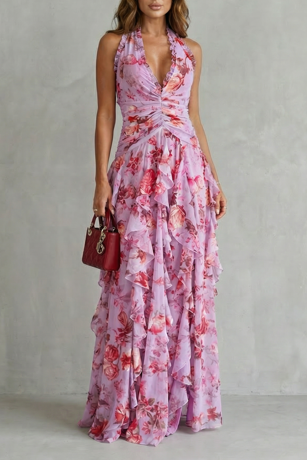 Blair | Halter Maxi Dress