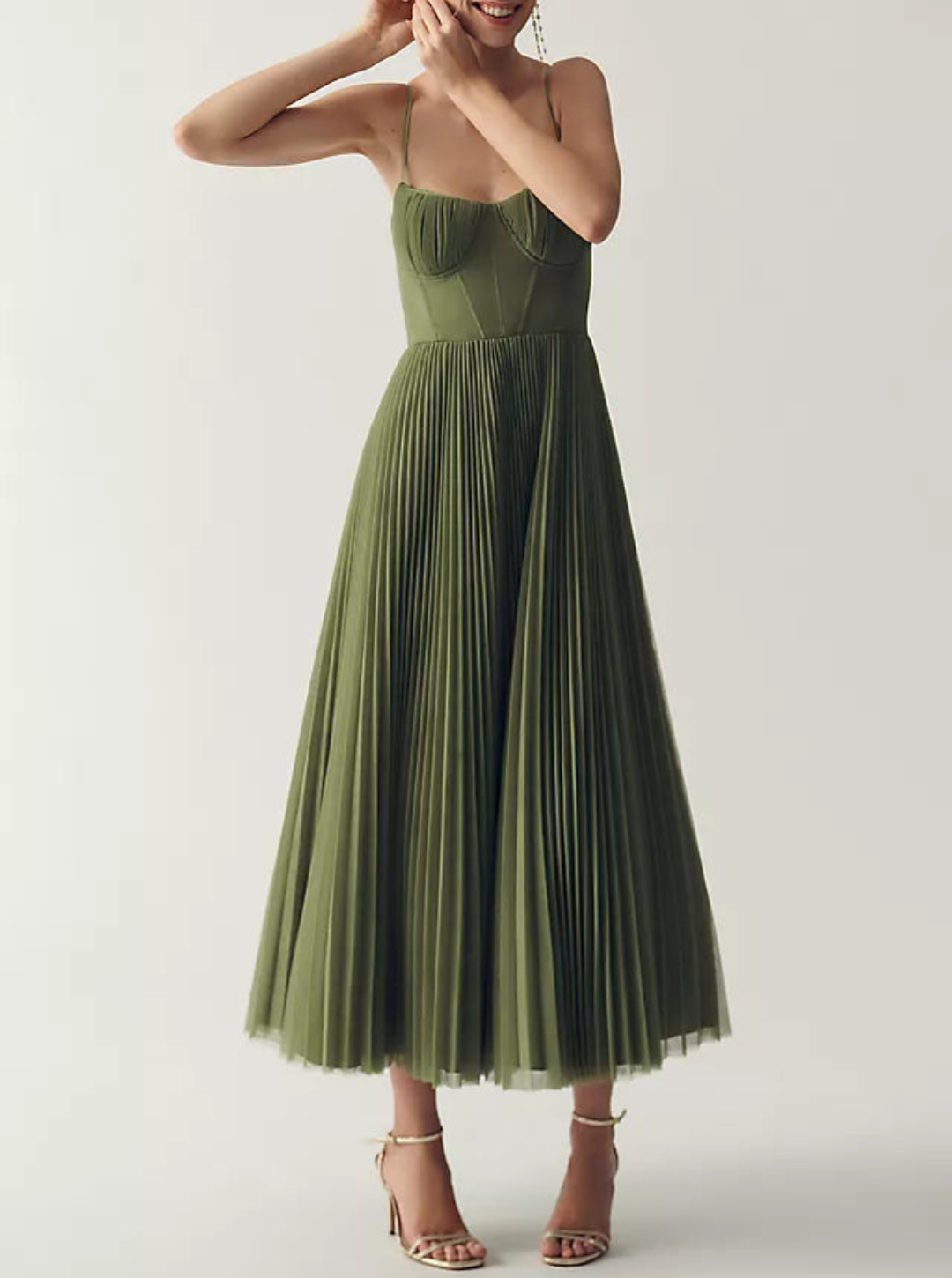 Shania | Elegantly Draped Tulle Dress
