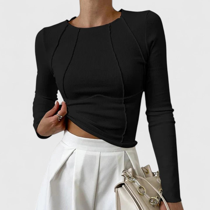 Denise | Elegant Casual Long-Sleeve Top