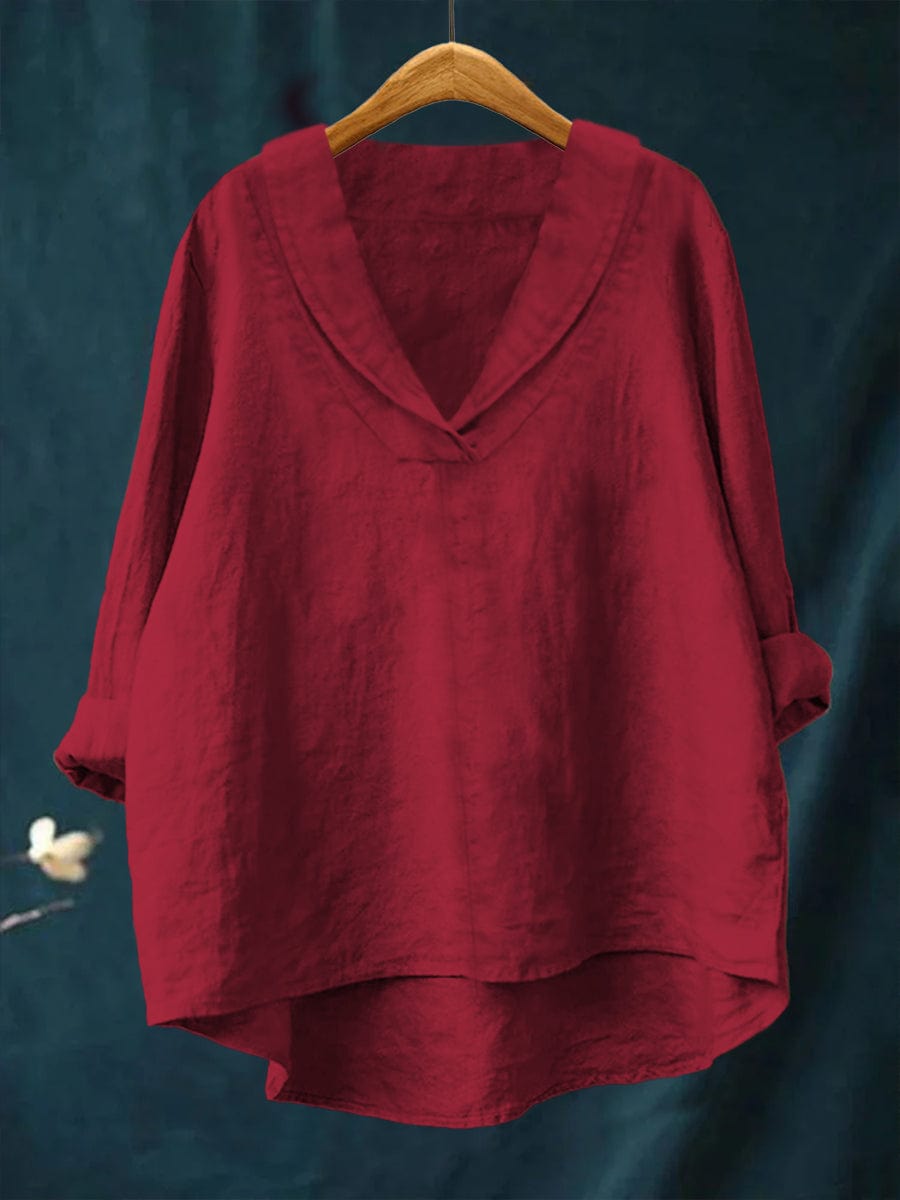 Hortense | Fluid V-Neck Blouse