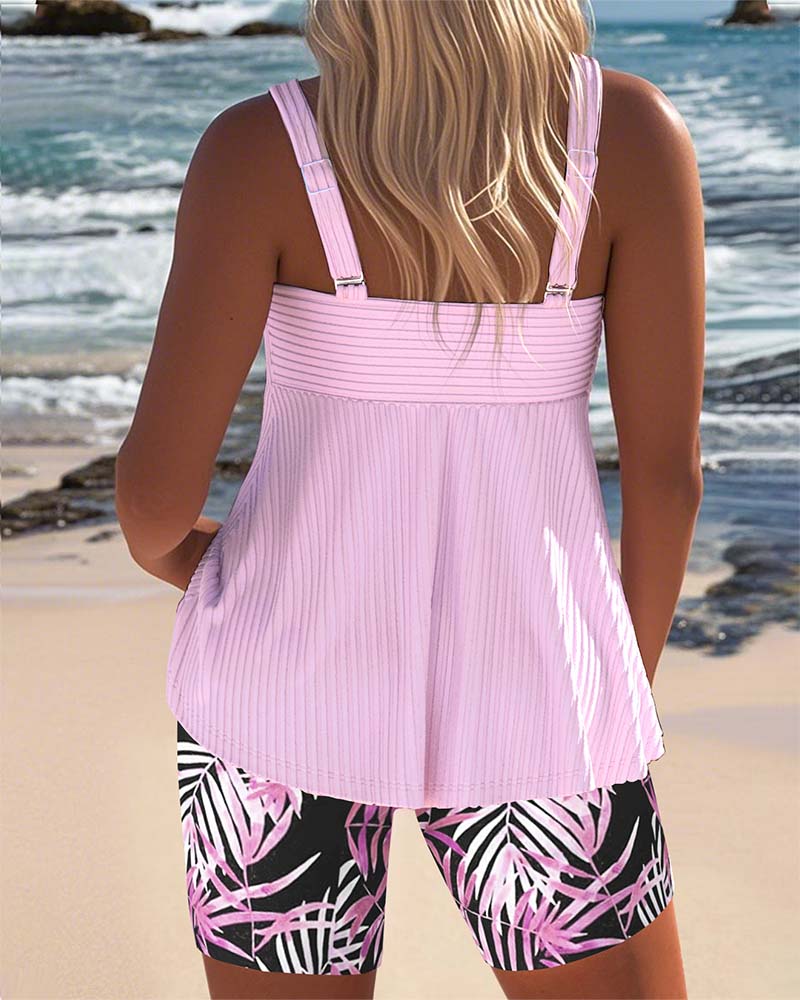 Luna | Colorful tankini set