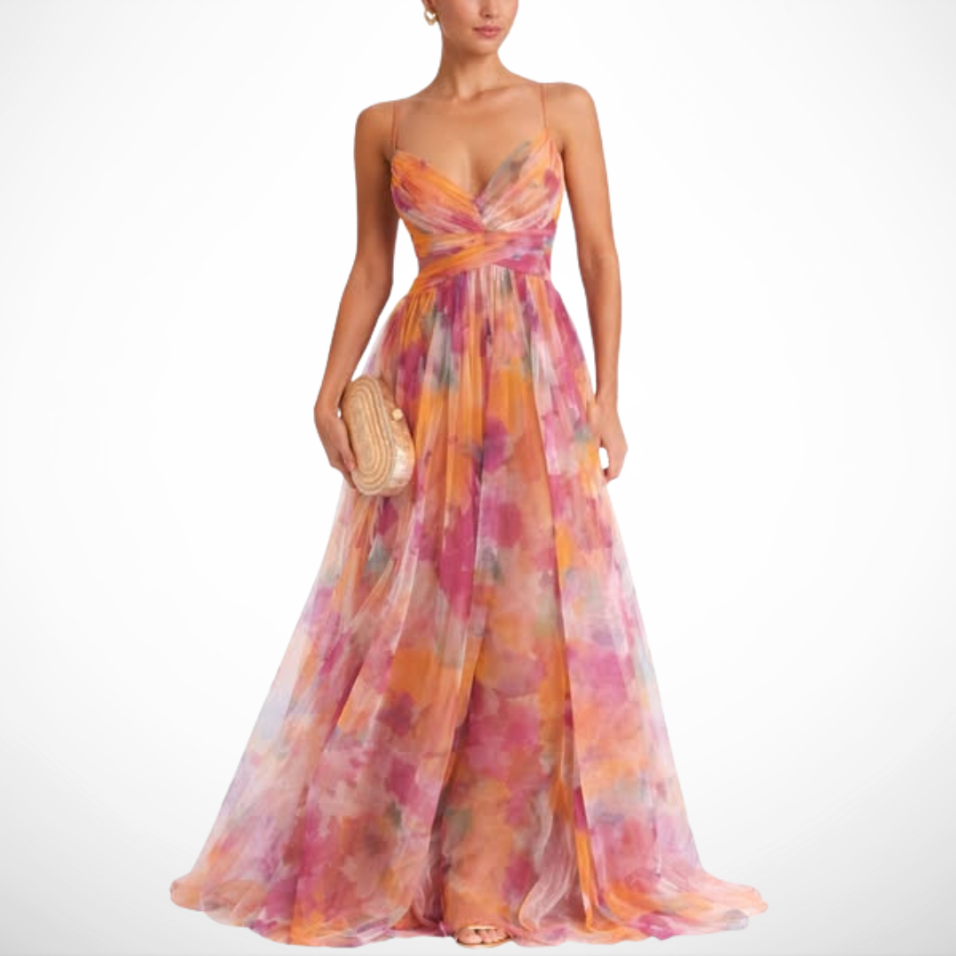 Stephanie | Floral Elegance Maxi Dress
