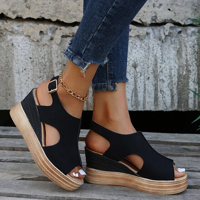 Maeve | Relaxed Wedge Sandals
