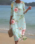 Zara | Sunset Flower Dress