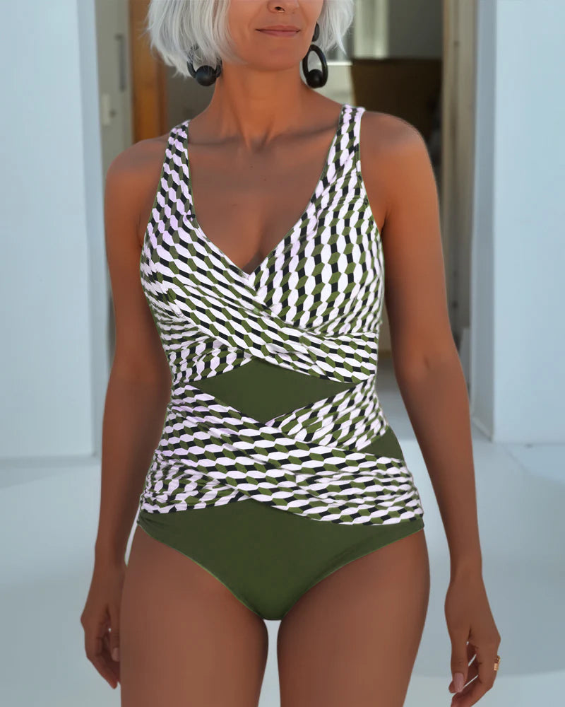 Rosanna | Elegant Cross-Over Swimsuit