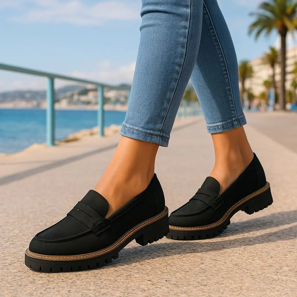 Nadia | Timeless Suede Loafers