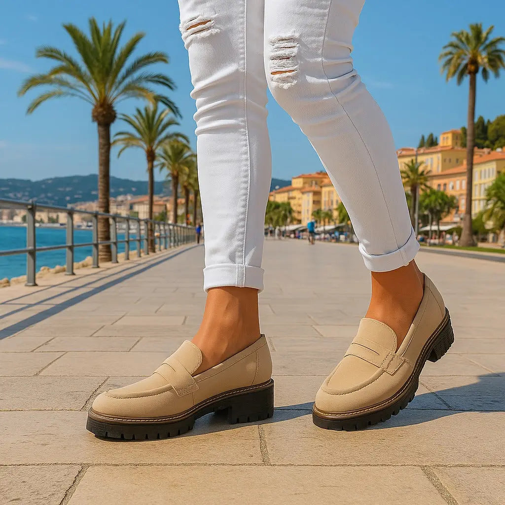 Nadia | Timeless Suede Loafers