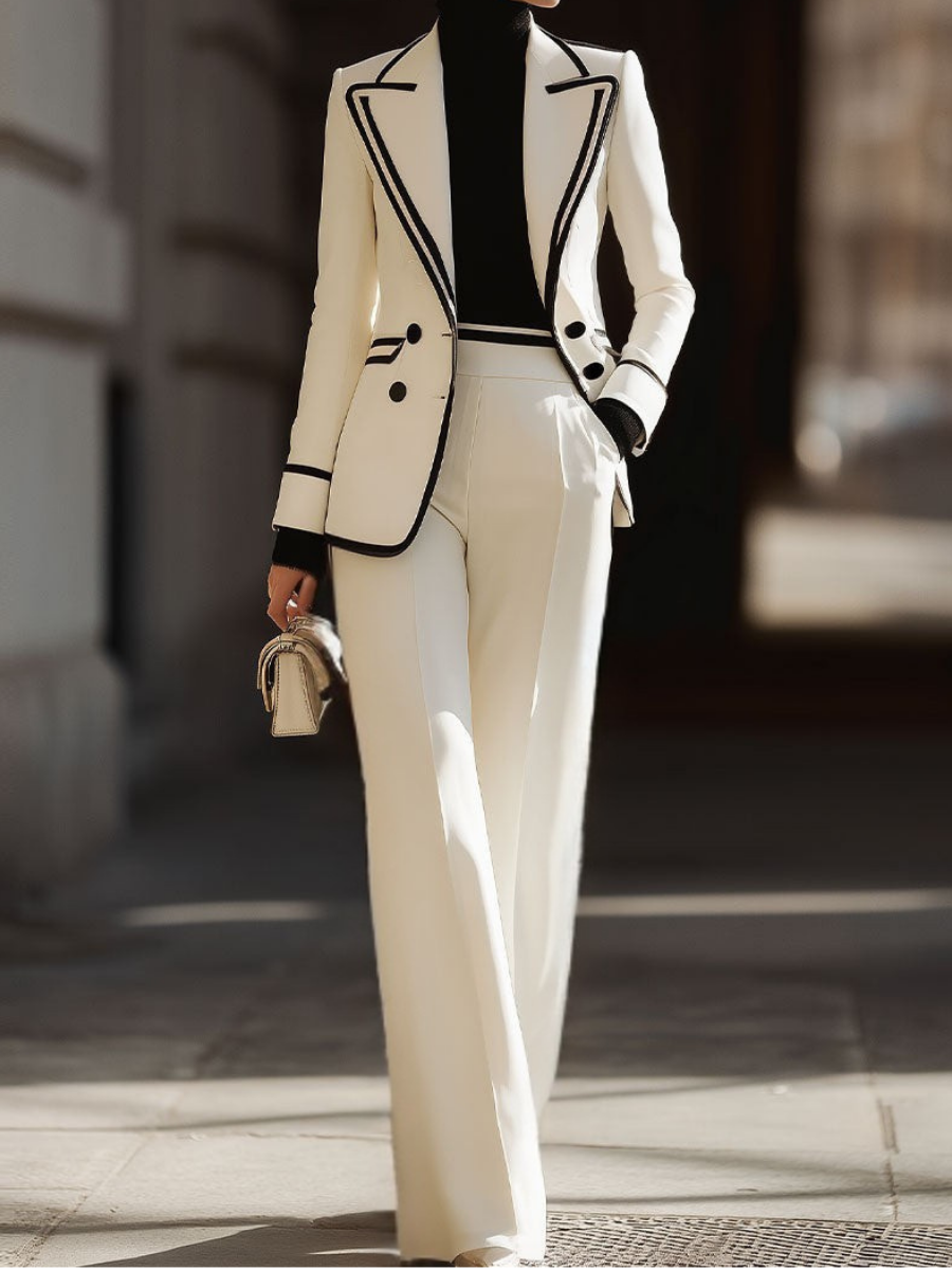 Zoey | Double-Breasted Suit Set