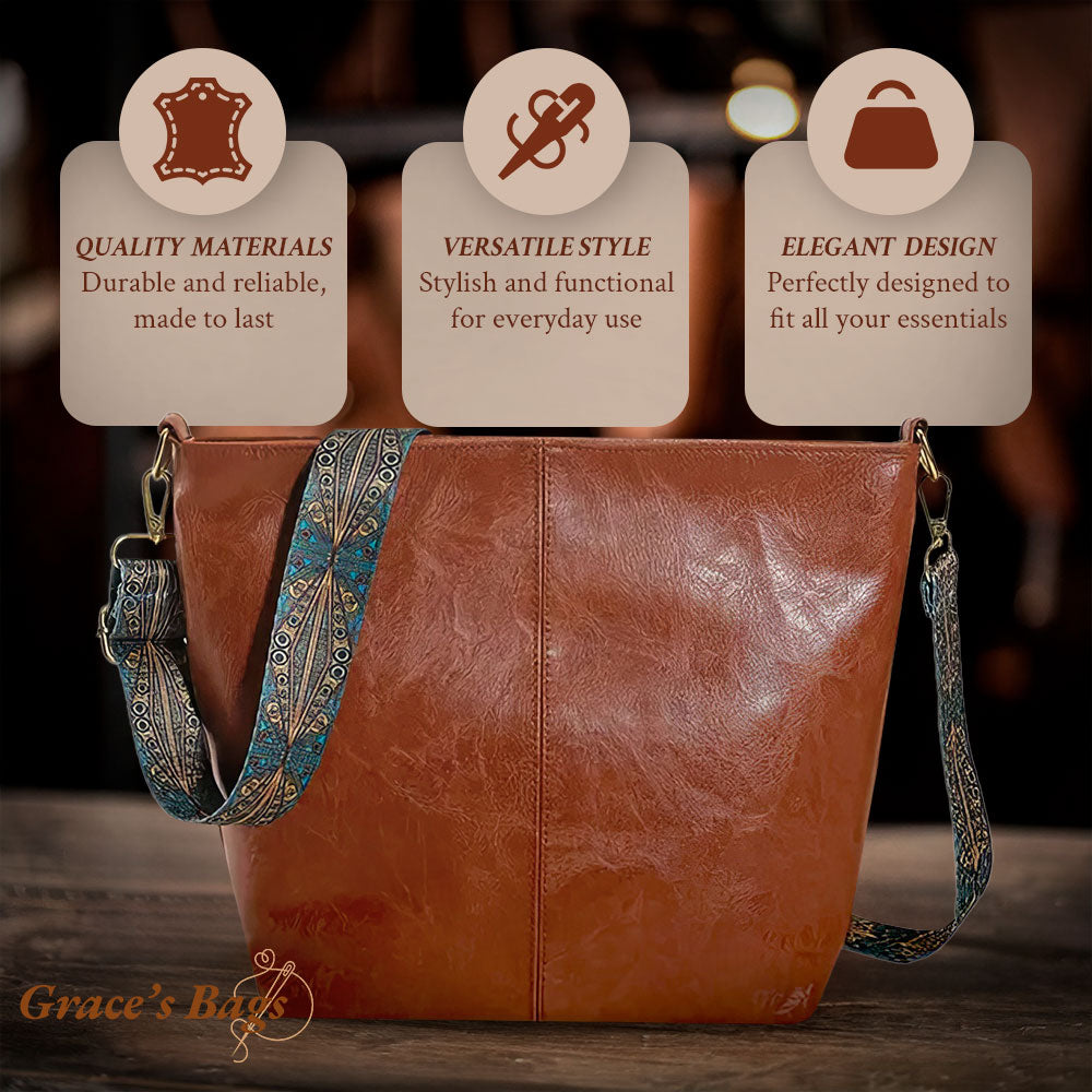 Chelsey | Leather Shoulder Bag