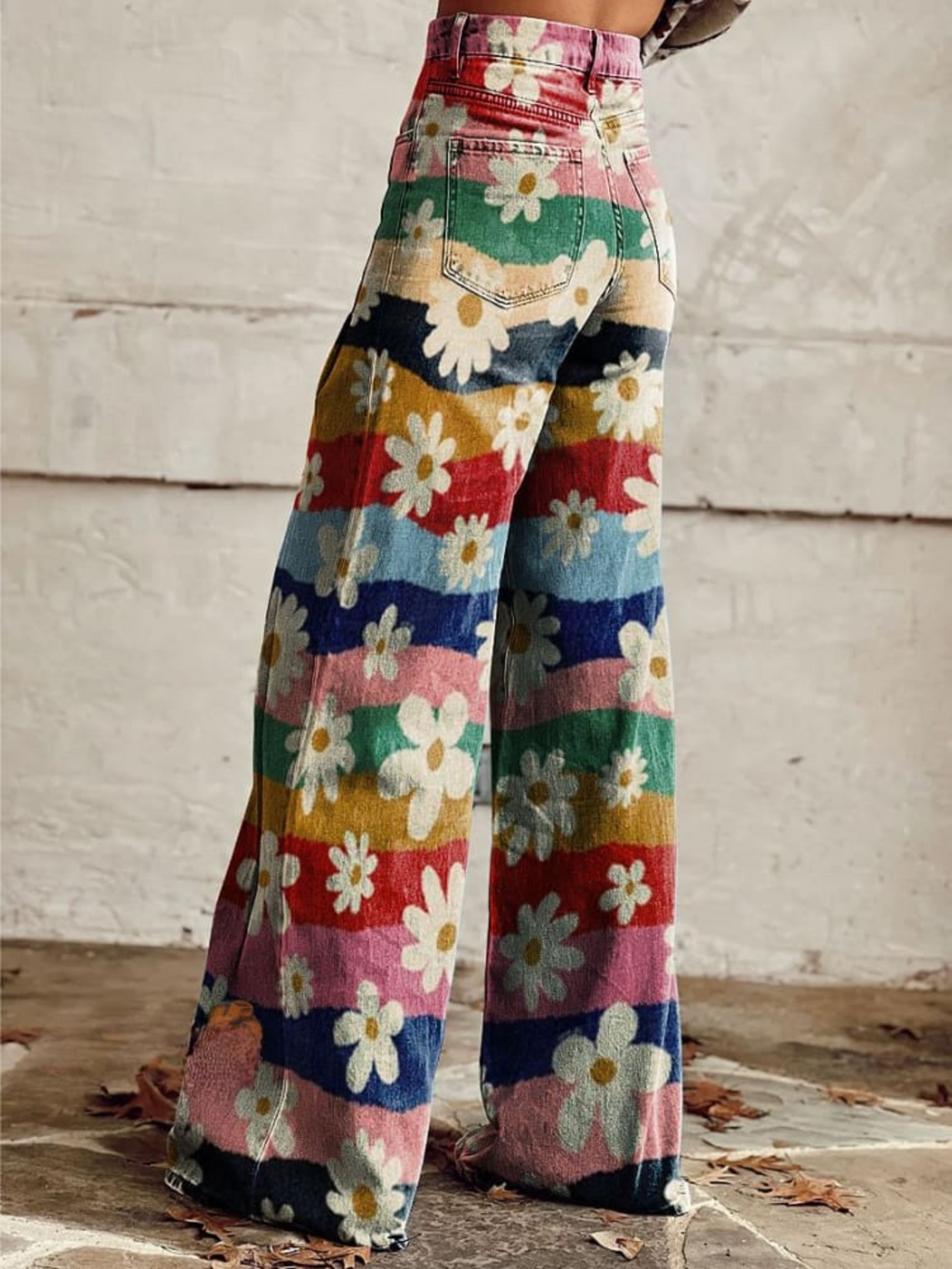 Léon | Elegant Floral Pants
