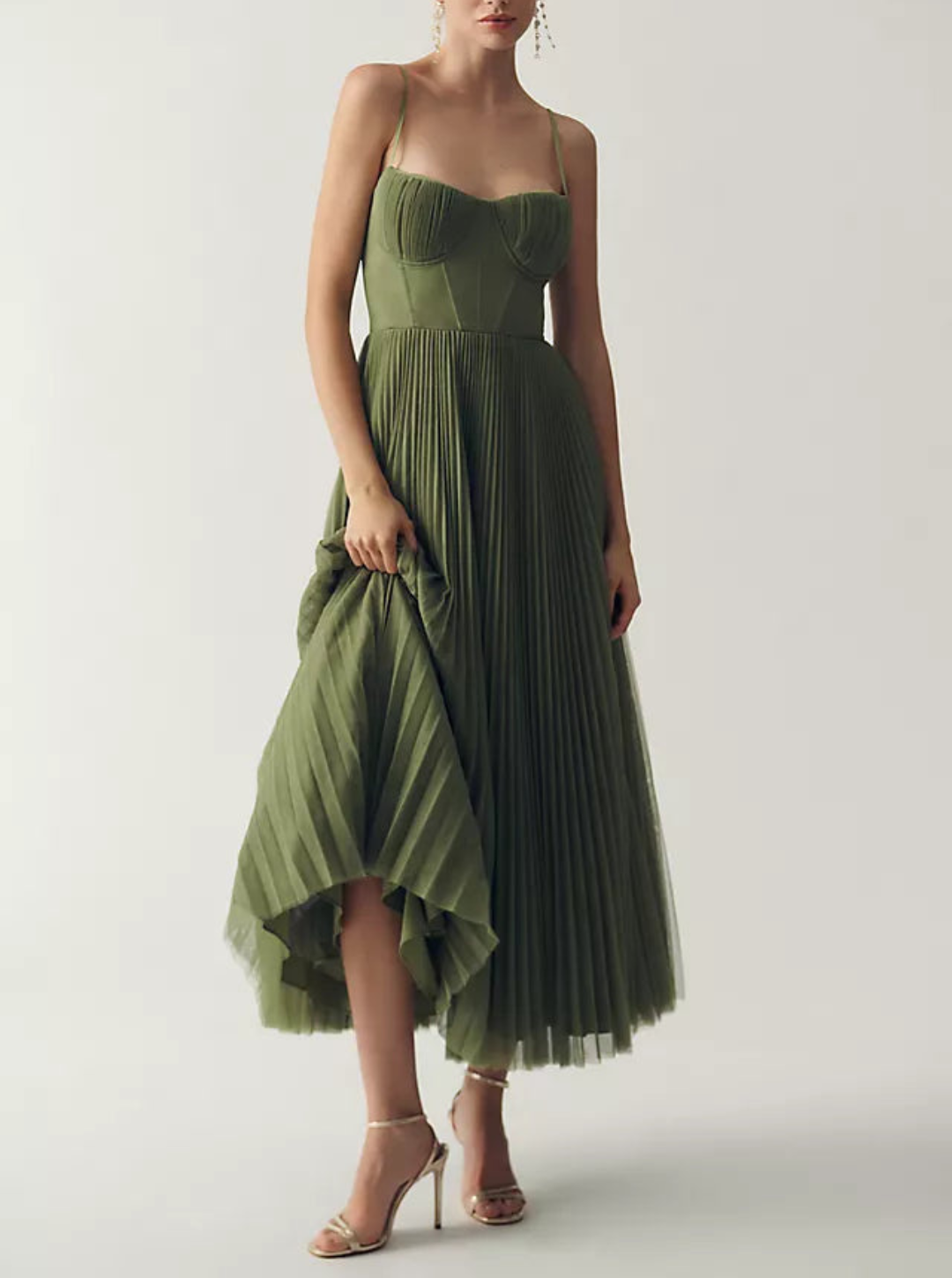 Shania | Elegantly Draped Tulle Dress