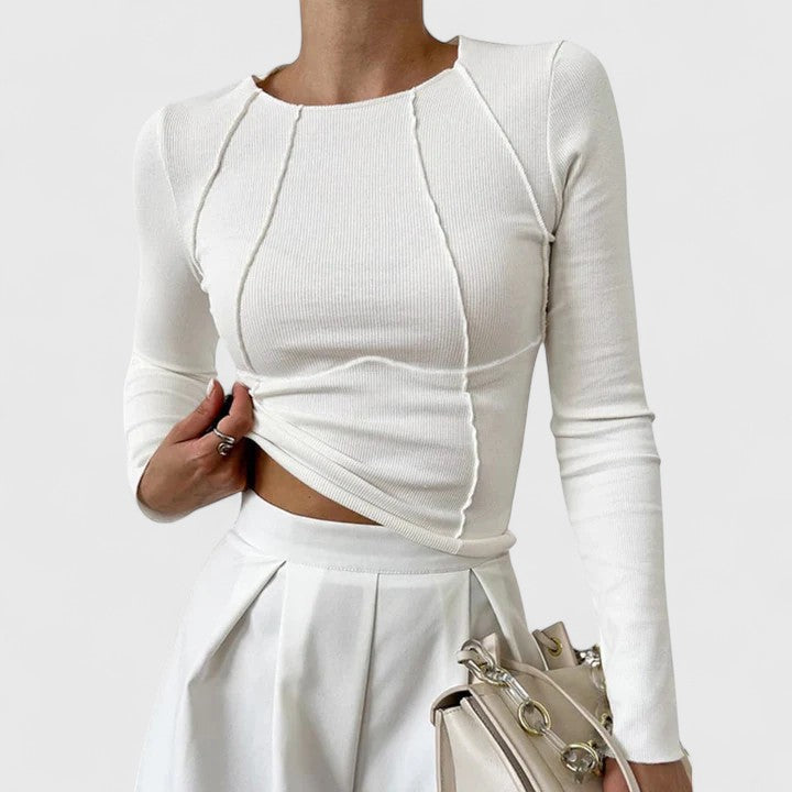 Denise | Elegant Casual Long-Sleeve Top