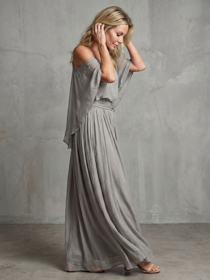 Marisa | Layered Cold Shoulder Wide Leg Set