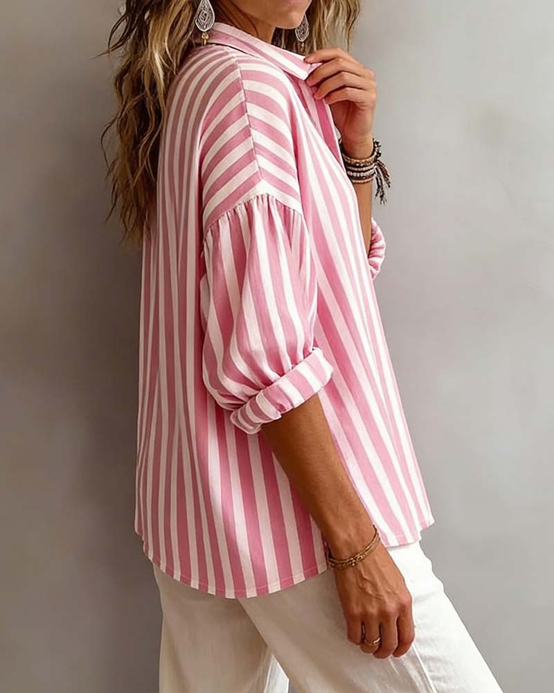 Nora | Striped Blouse