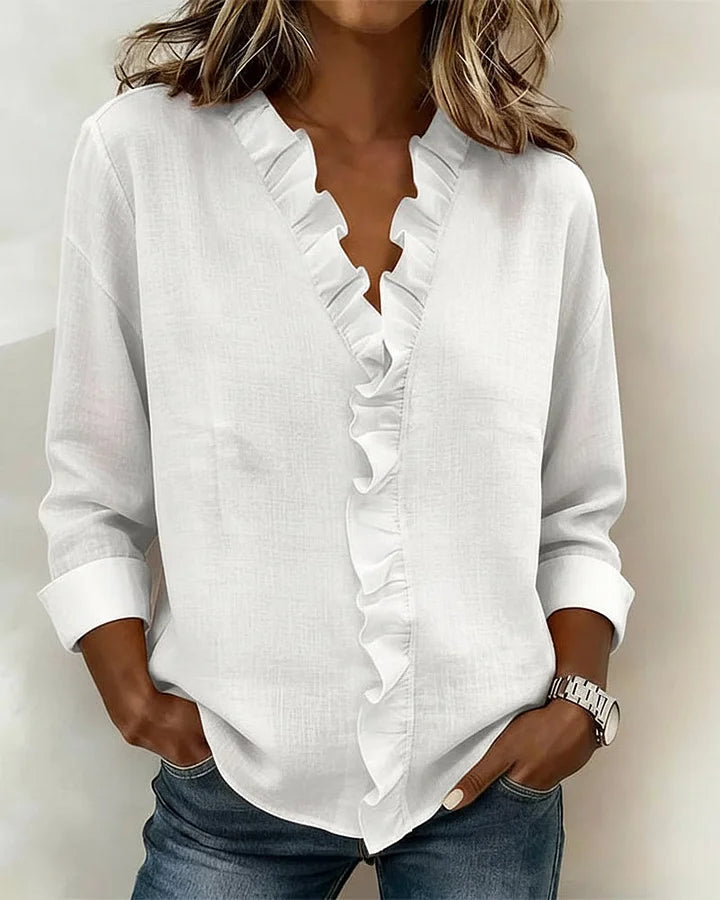 Susan | Ruffled Blouse