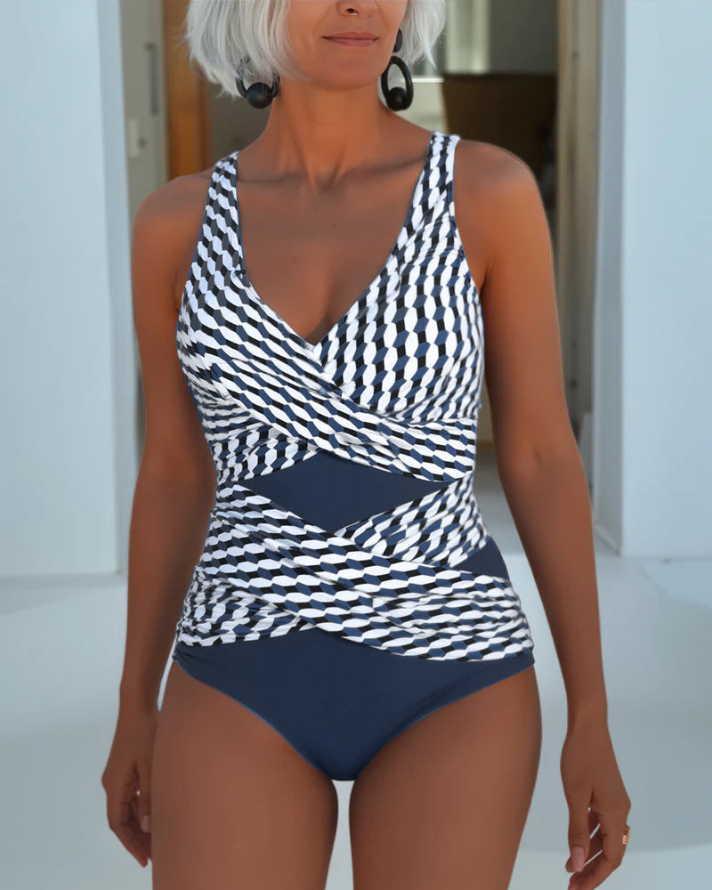 Rosanna | Elegant Cross-Over Swimsuit