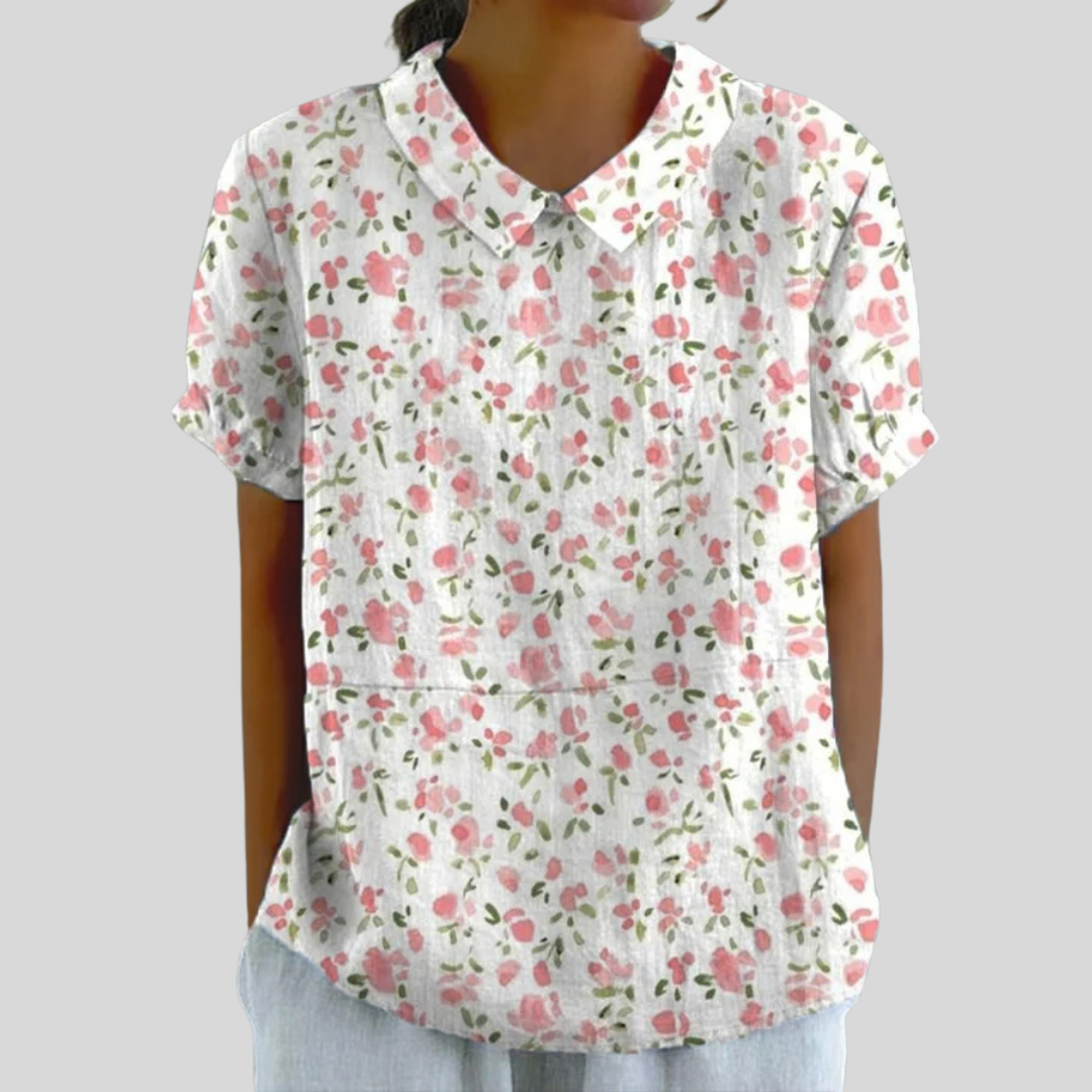 Juliette | Miniature Flowers Blouse