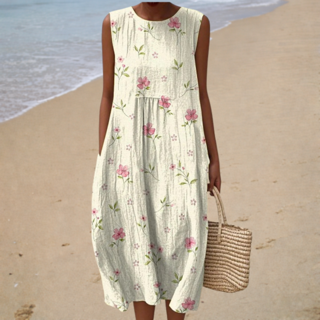 Élodie | Floral Midi Dress