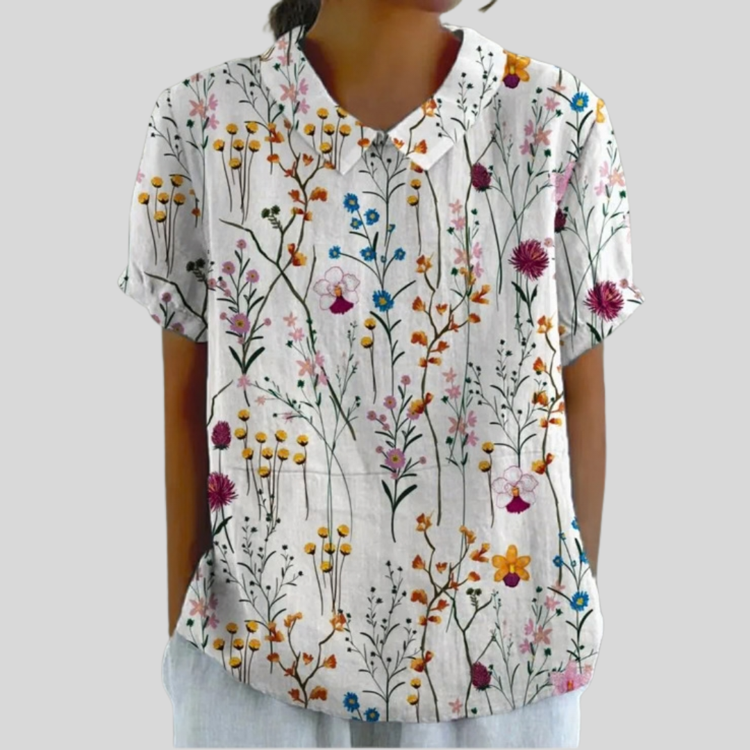 Éliane | Wild Garden Blouse
