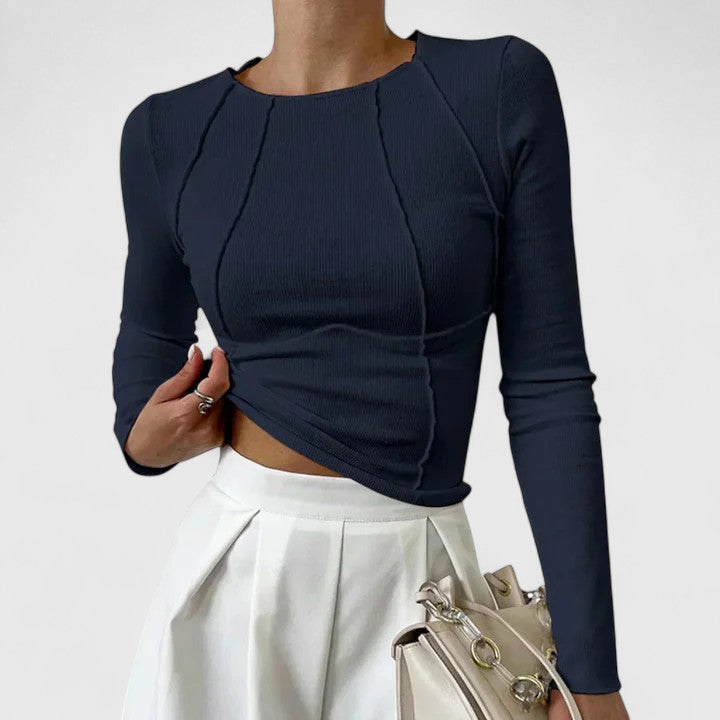 Denise | Elegant Casual Long-Sleeve Top