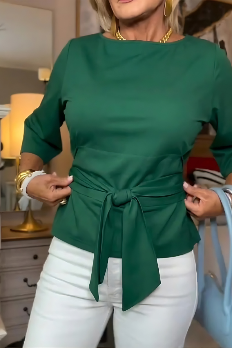 Dahlia | Stylish Bow Waist Top