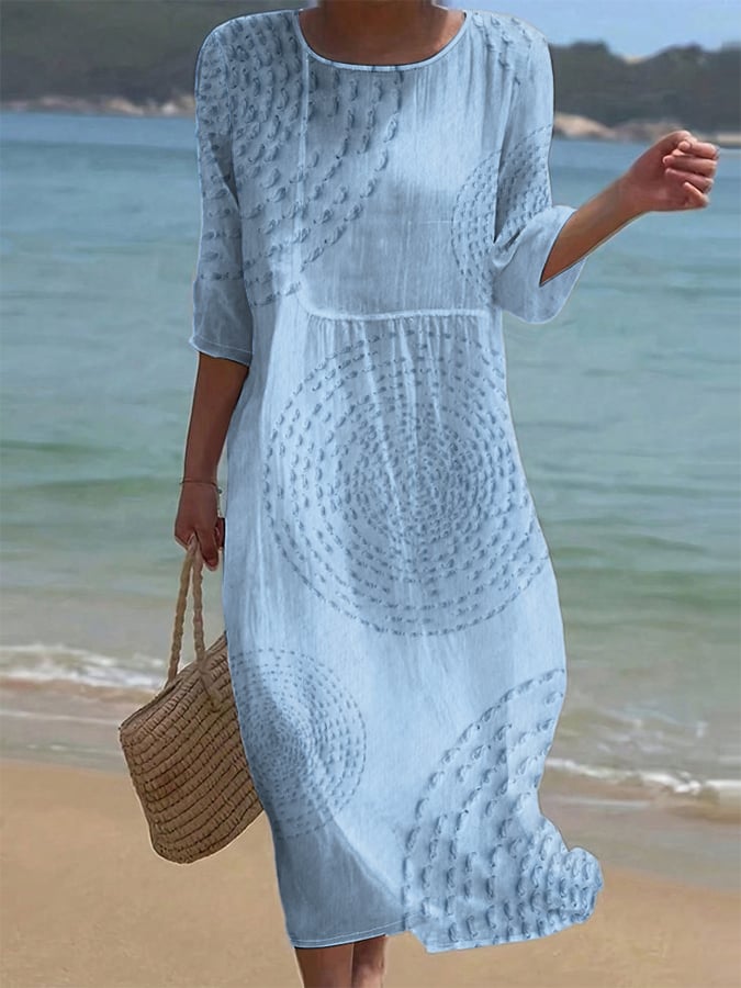Adriana | Embroidered Casual Women's Dress