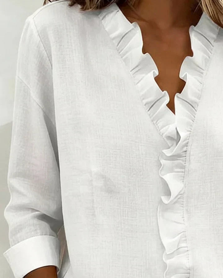 Susan | Ruffled Blouse