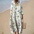 Hélène | Long Floral Dress