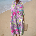 Suzette | Elegant Floral Long Dress