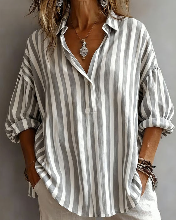 Nora | Striped Blouse