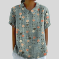 Élora | Floral Aligned Blouse